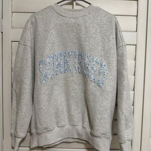 Gray Sunkissed Sweater